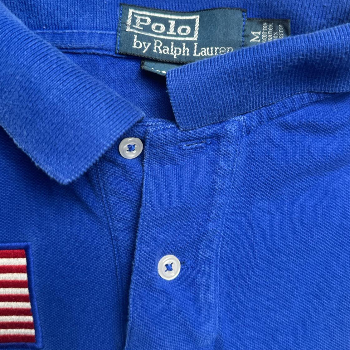 Polo Ralph Lauren United States Blue Polo Shirt (M)