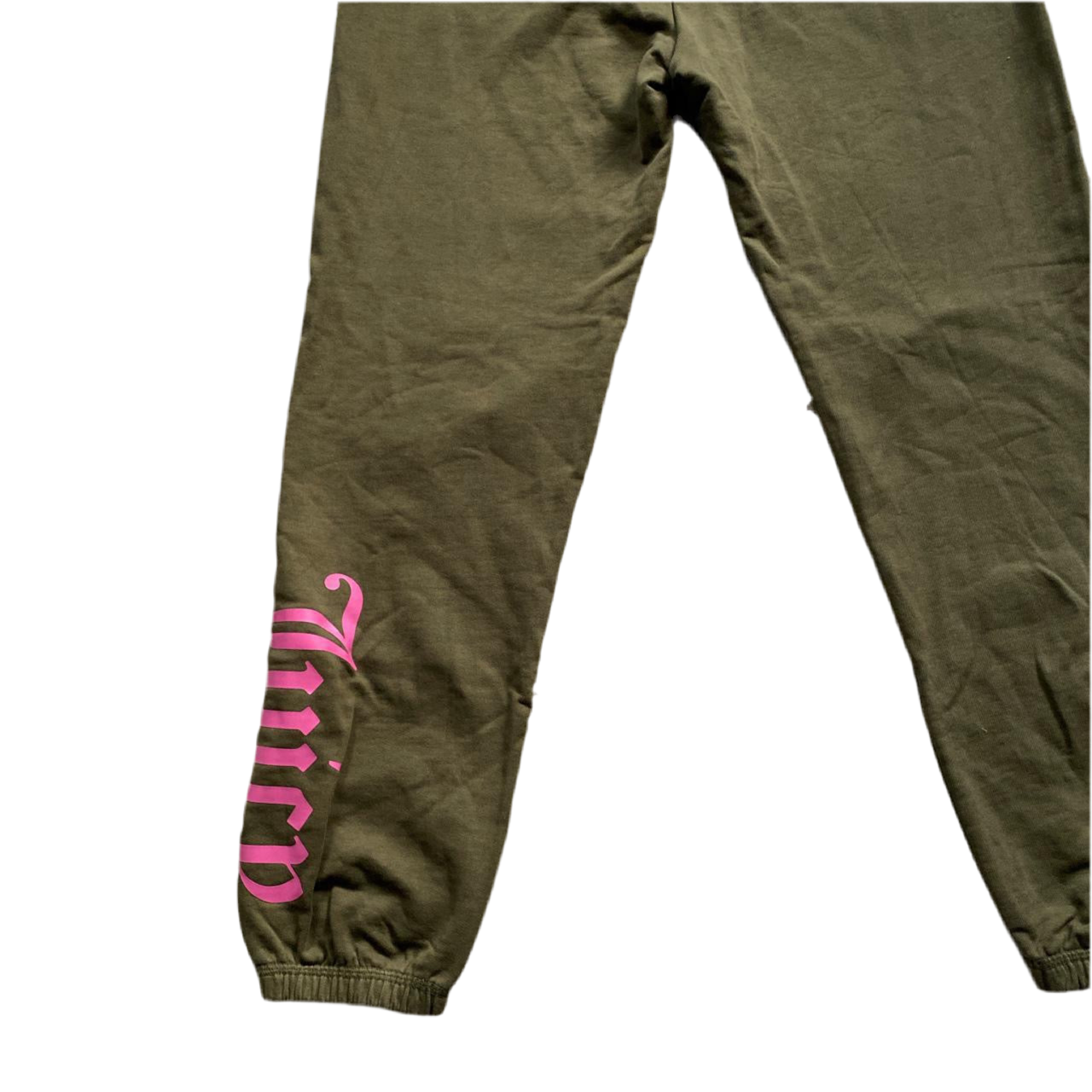 Juicy Couture Olive and Pink Joggers (M)