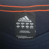 Adidas Performance Essentials Navy and White Jumper (XL)