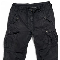 Armani Exchange Vintage Black Baggy Cargo Trousers