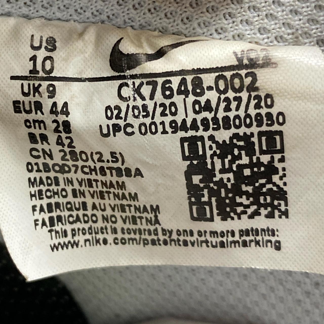 Nike Air Force 1 Grey/White and Black (UK 9)