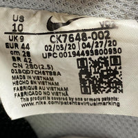 Nike Air Force 1 Grey/White and Black (UK 9)