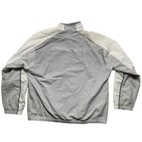 Nike Air Max Vintage y2k Silver and White Shell Tracksuit Jacket (XL)