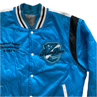 Raw Blue Varsity Bomber Jacket (2XL)