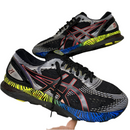 Asics Gel Nimbus 21 Black Hyper Flash  Multi Coloured Trainers (UK 9.5)