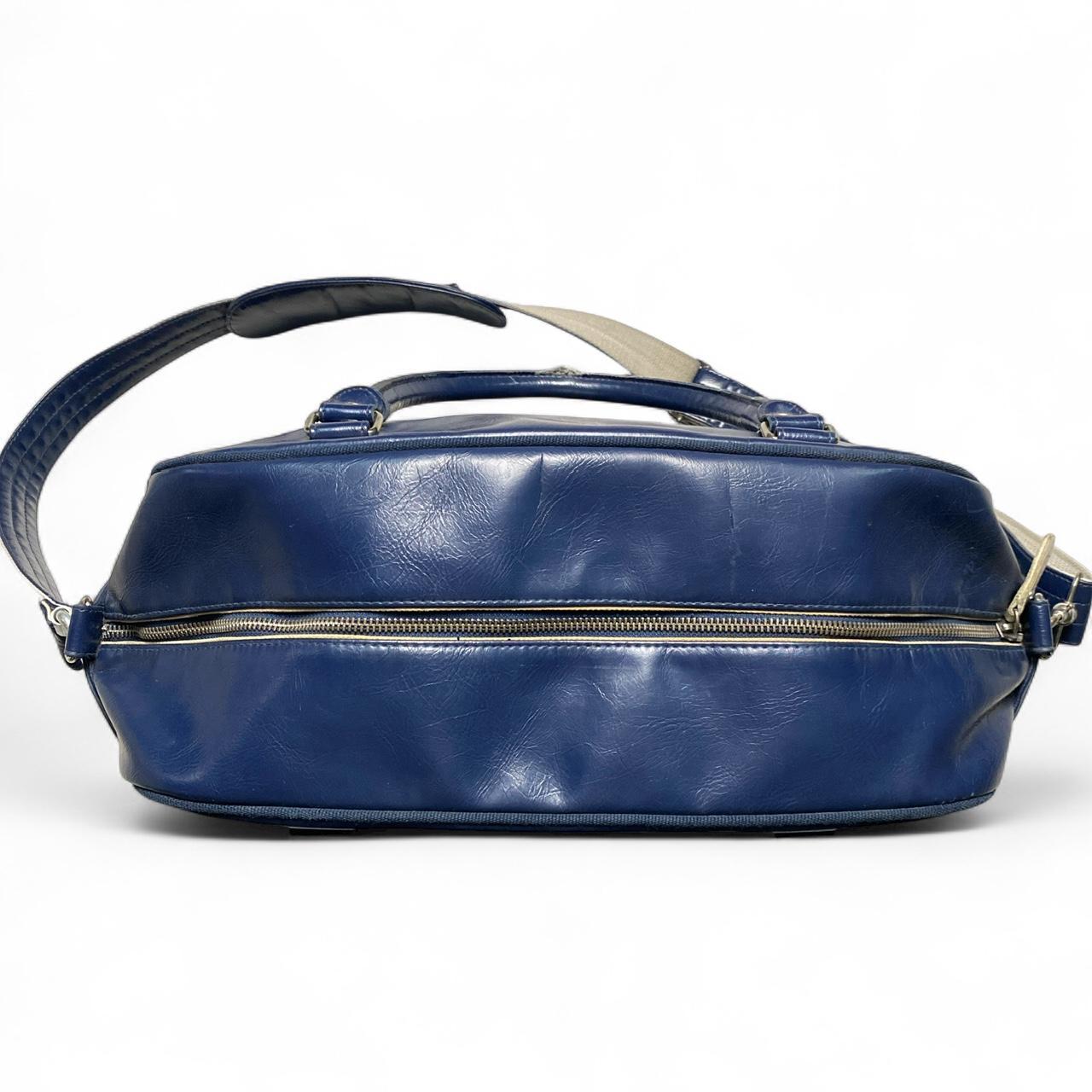 Fred Perry Navy and Cream Duffle Shoulder Bag