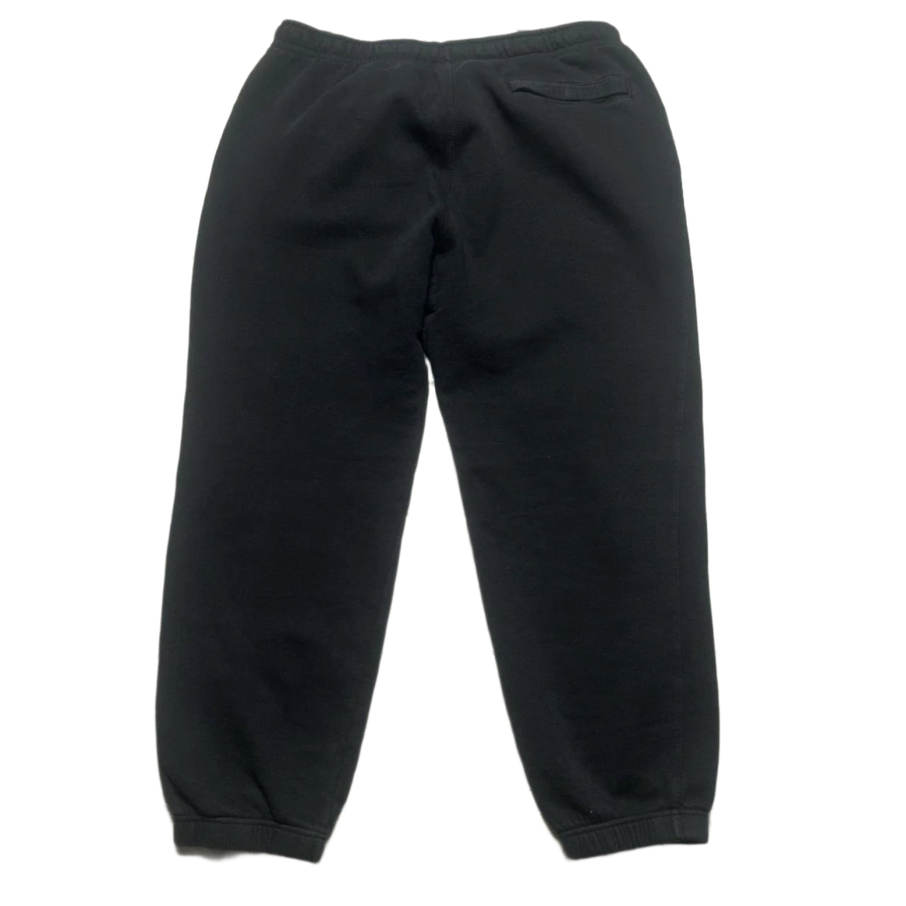 Nike Black and White Swoosh Baggy Joggers (2XL)