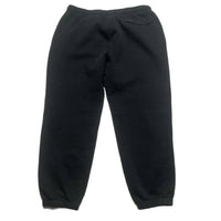Nike Black and White Swoosh Baggy Joggers (2XL)