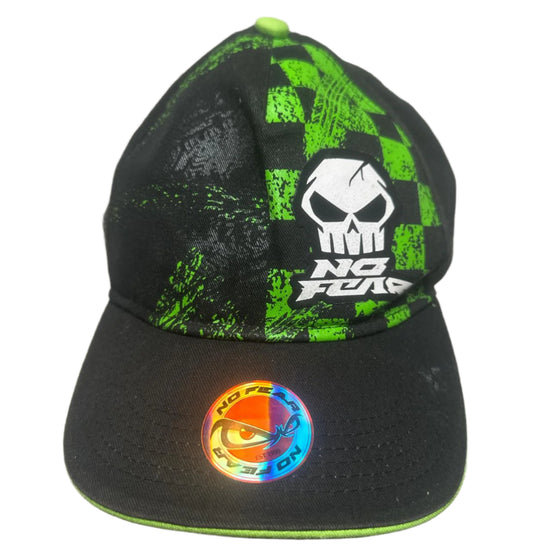No Fear Green and Black Cap