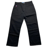 Polar Skate Co Big Boy Baggy Black Jeans (34W)