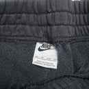 Nike Black and White Swoosh Joggers (XS)