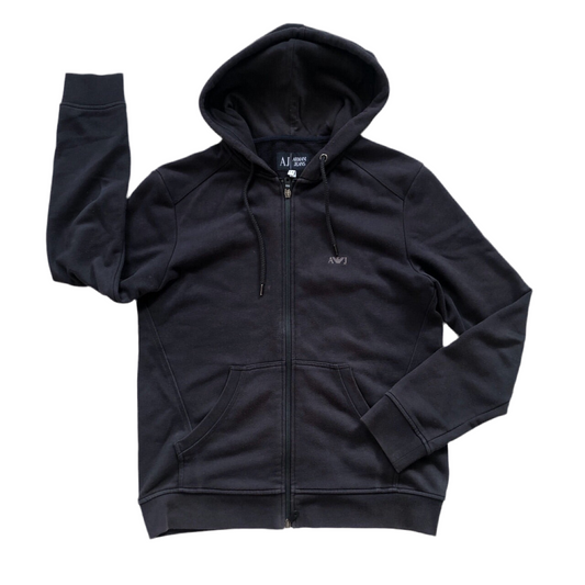 Armani Jeans Black Hoodie (L)