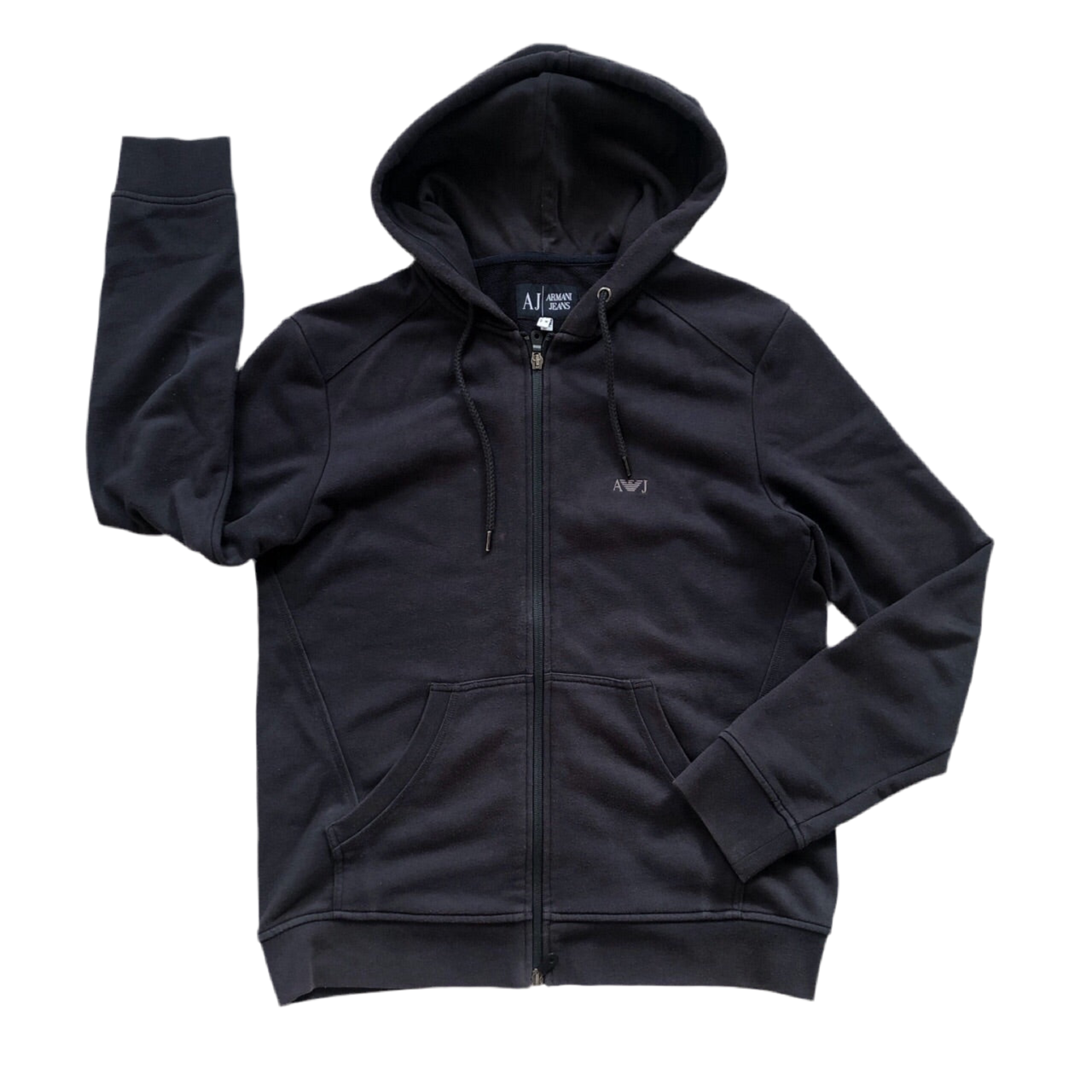 Armani Jeans Black Hoodie (L)