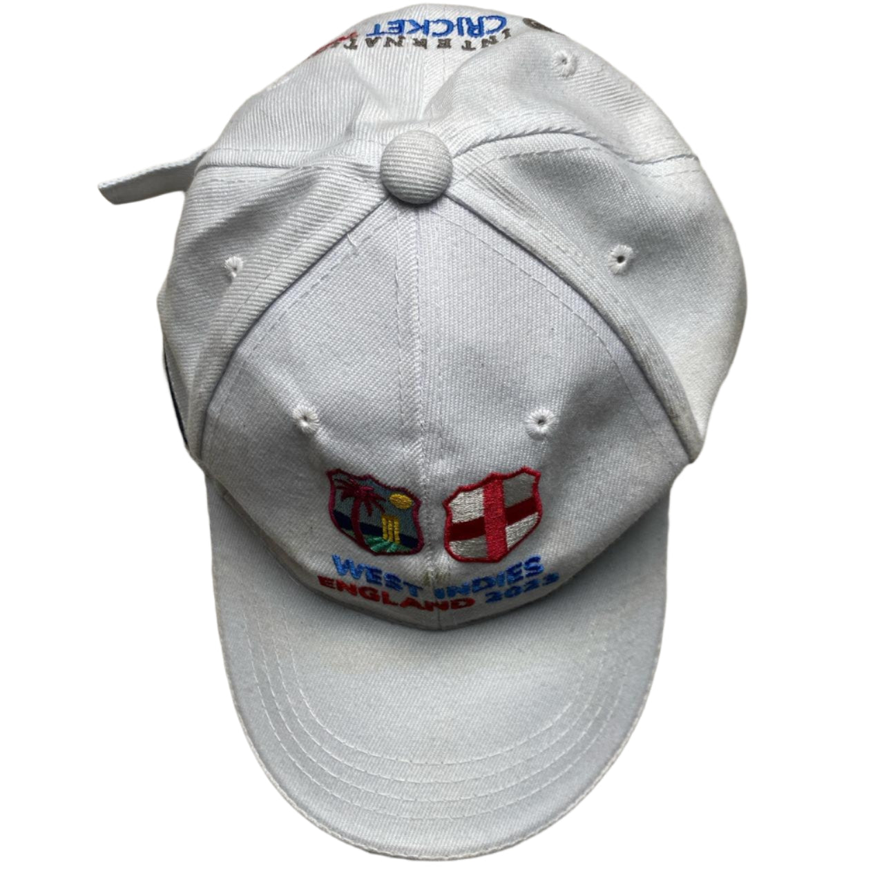 West Indies England 2023 White Baseball Cricket Cap