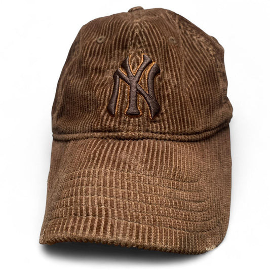 New York Yankees Brown Corduroy Cap