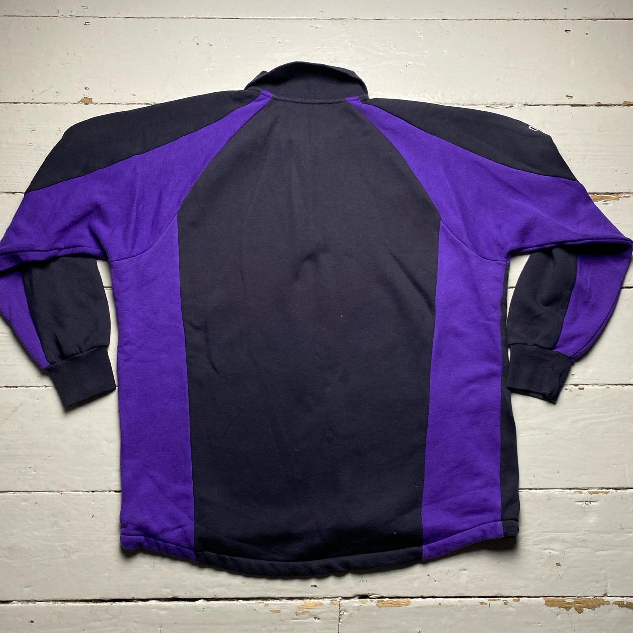 FedEx Black and Purple Quarter Zip Jumper