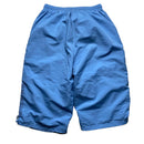 Umbro Spellout Vintage y2k Shell Trackpant Shorts Light Baby Blue (L)