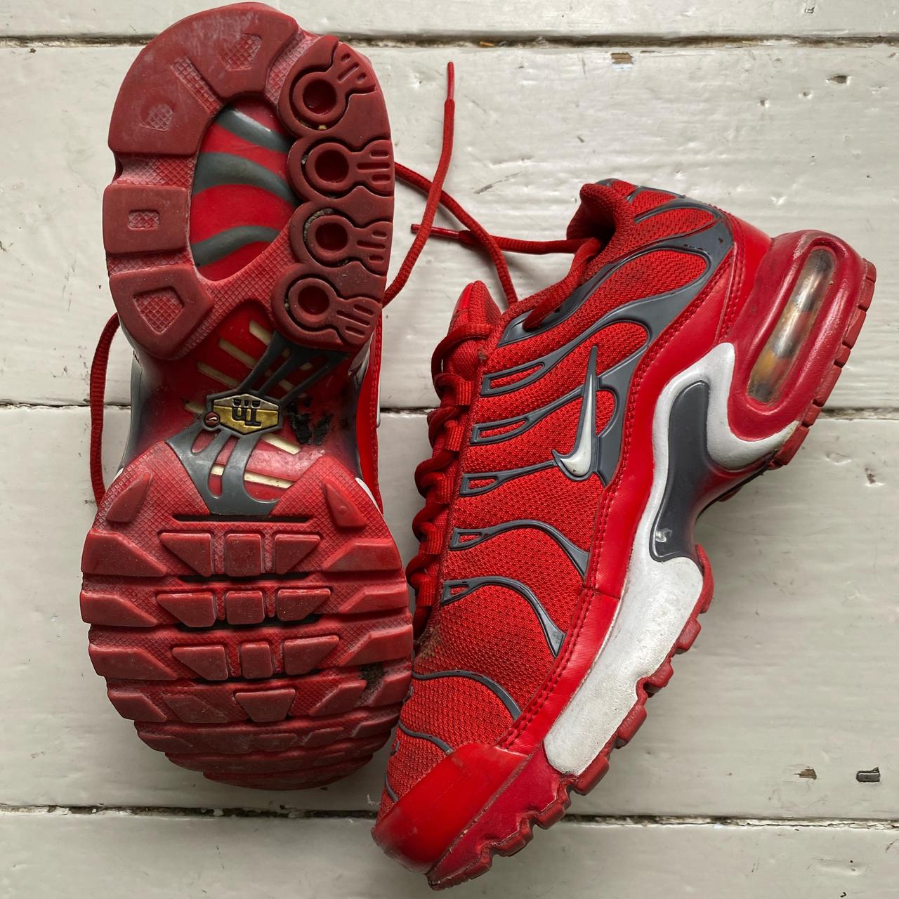 Nike Air Max Plus TN Red White and Grey