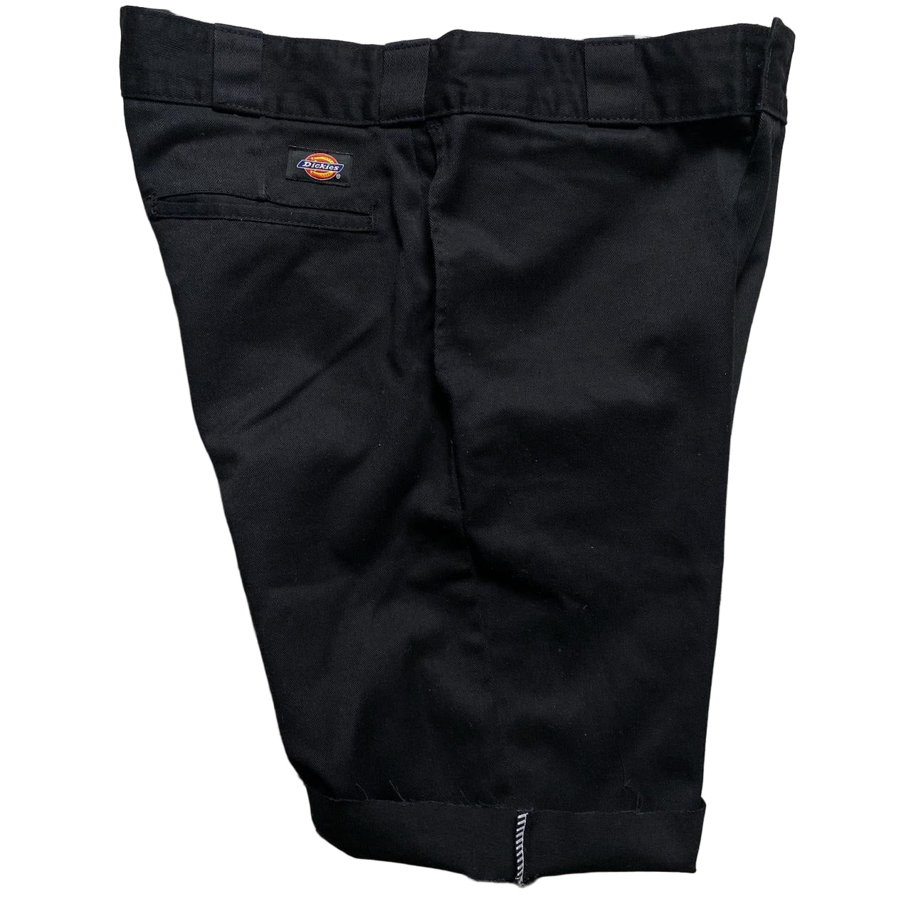 Dickies Black 874 Cut Down Trouser Shorts (34W)