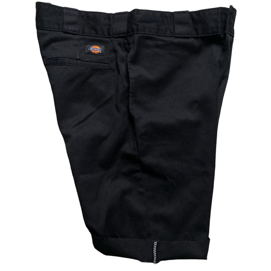 Dickies Black 874 Cut Down Trouser Shorts (34W)
