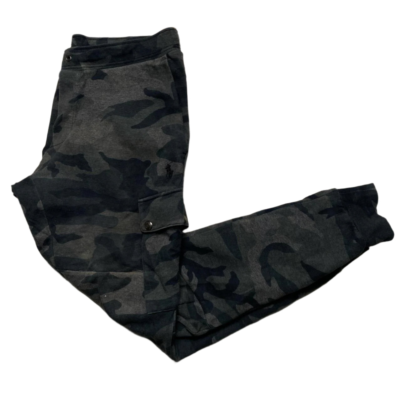 Polo Ralph Lauren Performance Slim Camouflage Black and Grey Cargo Joggers (M)