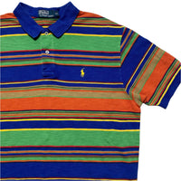 Polo Ralph Lauren Striped Multi Colour Polo Shirt (XL)