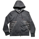 Moncler Grey Hoodie Puffer Jacket (M)