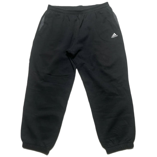 Adidas Black and White Baggy Joggers (XL)