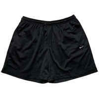 Nike Black and White Mesh Shorts (XL)