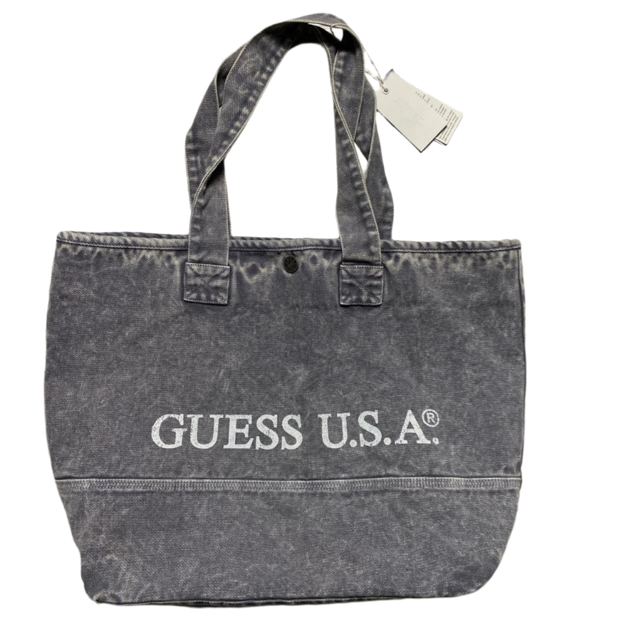 Guess USA Tote Grey Denim Bag