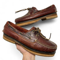 Timberland Brown Leather Boat Shoes