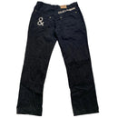 Dolce and Gabbana Vintage Black and White Embroidery Jeans (34W)
