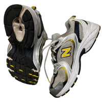 New Balance 530 White Black and Yellow Trainers (UK 6)