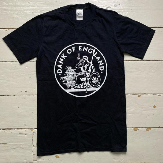 Dank Of England Black and White Black the Ripper T Shirt