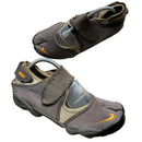 Nike Air Rift Vintage 2007 Grey and Orange Tabi Split Toe Shoes (UK 8)