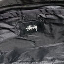 Stussy Black and White Mesh Pouch Bag