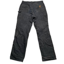 Carhartt Cargo Workwear Carpenter Black Trousers Jeans (35W)