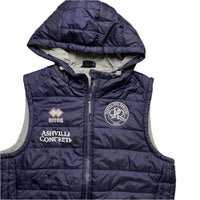 QPR Queens Park Rangers Navy and Grey Hooded Gilet (M)