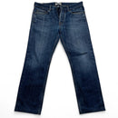 Stone Island Straight Navy Stonewashed Jeans (32W)