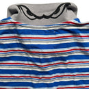 Always Do What You Should Do Education Lake Elsinore Eyes Blue Red and White Stripe Polo (M) Shirt
