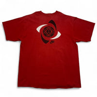Nike Vintage y2k Soccer Football Red and White T Shirt (XL)