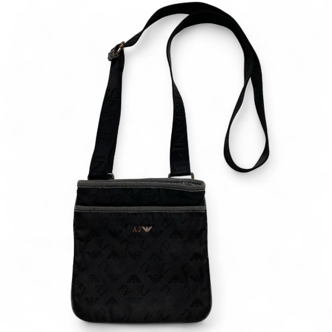 Armani Jeans Vintage Black Pouch Bag