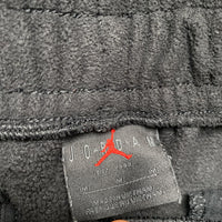 Jordan Black Fleece Black Cargo Joggers (M)