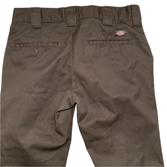 Dickies Brown Slim Fit Trousers (32W)