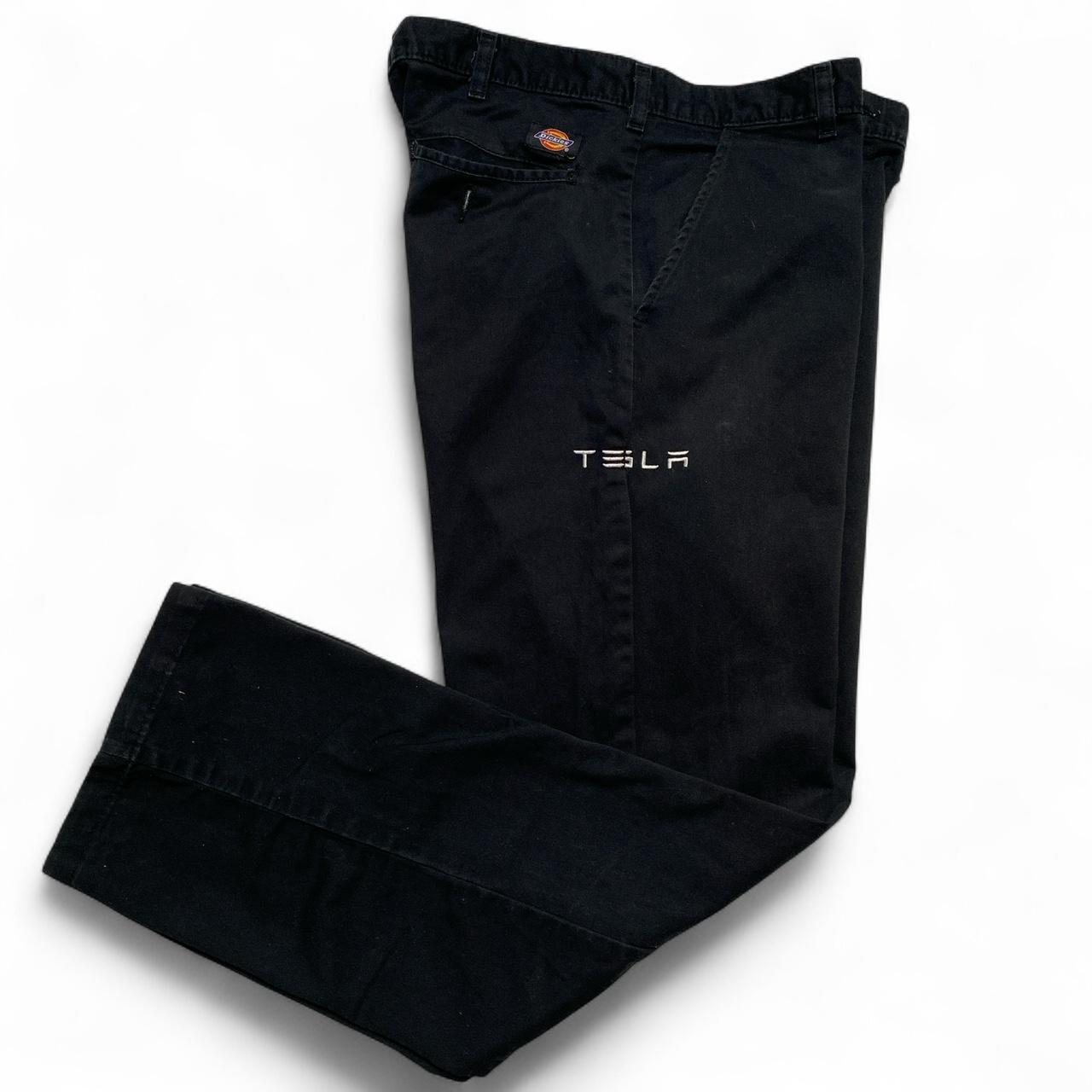 Tesla Dickies Black Cargo Trousers