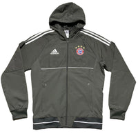 Adidas Bayern Munich Champions League Grey and White Tracksuit Jacket (M)