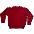Adidas Red and White Stripe Jumper (L)