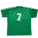 Adidas Sweden Hooks Idrottsforening 80’s Green and White Football Jersey (XL)