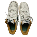 Nike Air Force 1 Cream White and Green ((UK 9)