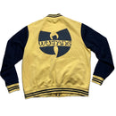 Wu Tang Clan Yellow and Black Varsity Baseball Jacket (XL)